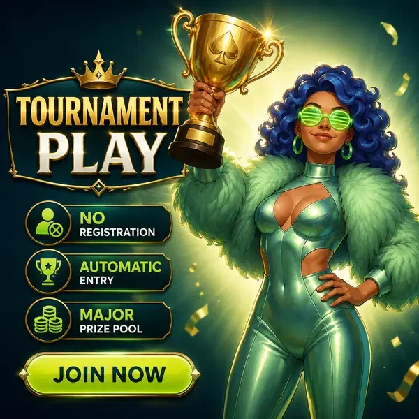 Turnierchampion hebt goldene Trophäe bei Spinwinera Casino App-Siegesfeier