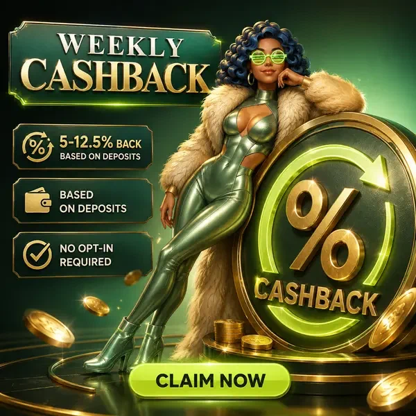 Glamouröser Tresorhüter präsentiert wöchentliche Cashback-Belohnungen bei Weekly Cashback Rhythm und Spinwinera